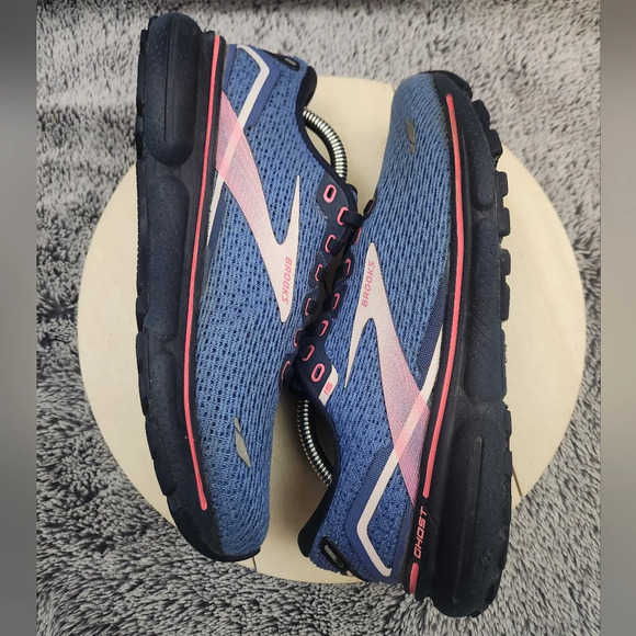 Brooks Ghost 15 Women's 7 B Blue Running Shoes Sneakers - Picture 6 of 9